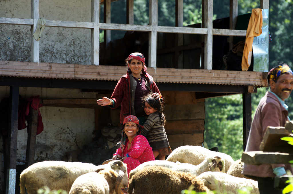 Day to day life of village women (Click to enlarge) 